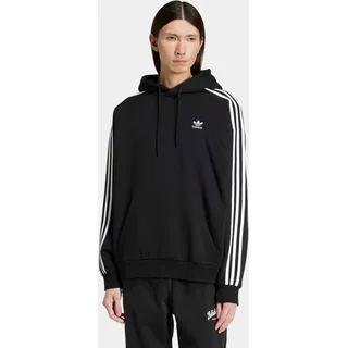 Kapuzensweatshirt ADIDAS ORIGINALS "ADICOLOR BAGGY FIT HOODIE", Herren, Gr. XL, schwarz, Obermaterial: 70% Baumwolle, 30% Polyester, Rundhals, angesetztes Bündchen, Sweatshirts Kapuzensweatshirt