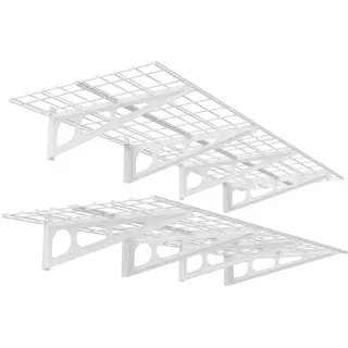 Ergosolid PG26W – Wandregal aus Stahl bis 90kg, Weiß