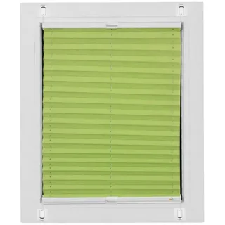SUNLINES Plissee »Start-up Style Crush« blickdicht ohne Bohren verspannt geklebt mit Gelenkklebeplatte, grün
