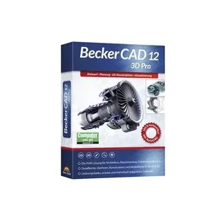 Markt & Technik 80862 BeckerCAD 12 3D PRO Vollversion, 1 Lizenz Windows CAD-Software