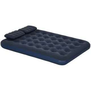 Outsunny Luftbett, Kunststoff, Blau, 203 x 152 x 22 cm , Schlafzimmer, Betten, Gästebetten, Luftbetten