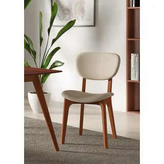 Home Affaire Stuhl COZY Polyester beige 2er Set