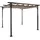 Gartenpavillon 3 x 3 m Taupe