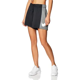 Nike Damen W NK ATTK TR 2.0 SHRT ICNCLSH Sport Shorts, Black/Smoke Grey/Htr/(White), M