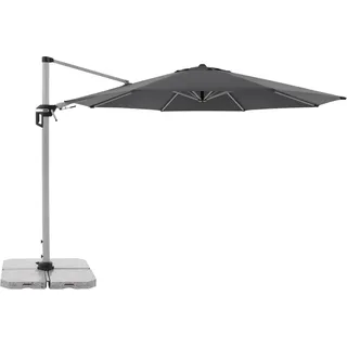 Doppler Ampelschirm Active Ø 372 cm Anthrazit mit Kurbelmechanik