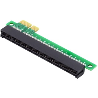 cablecc PCI-E Express 1x auf 16x Stecker auf Buchse Extender Konverter Riser Card Adapter Erweiterung für Grafikkarte