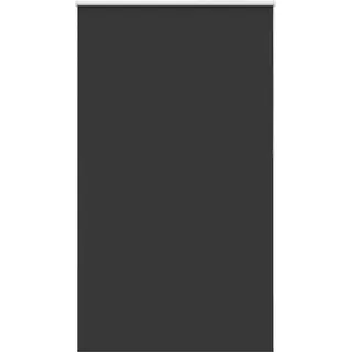 Verdunkelungsrollo Schwarz 120x230 cm Stoffbreite 116,6 cm - Schwarz