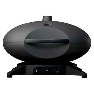 Gasgrill Grande – Gas-Tischgrill mit Gusseisen-Grillrost, skandinavischer Stil für Terrasse und Garten, Anthrazit-Grau - Grau