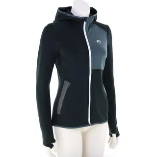 Ortovox Damen Fleece Hoodie Jacke (Größe L, schwarz)