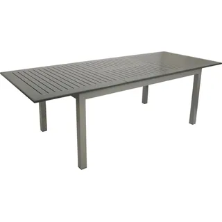 DEGAMO Bajazzo Ausziehtisch 245 x 100 x 76 cm grau
