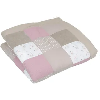 ULLENBOOM personalisierbare Krabbeldecke für Baby 140x140 cm - Dick & weich | Perfekt als Geschenk, Außenmaterial: 100% Baumwolle, OEKO-TEX zertifiziert, Made in EU, Schadstoffgeprüft, waschbar
