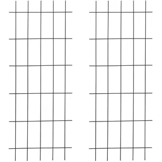 Relaxdays Rankgitter 150 x 60 cm Schwarz