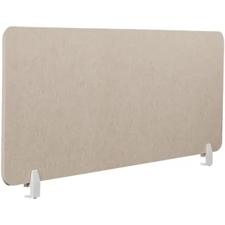 Beliani Schreibtischtrennwand SPLIT Beige