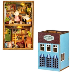 CUTEROOM DIY Holzpuppen Haus Handwerk Miniatur Kit - Cases Model & alle Möbel (Luna's House)