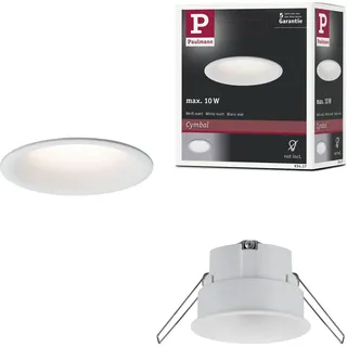 Paulmann Cymbal Einbauleuchte 1x10 W rund weiß