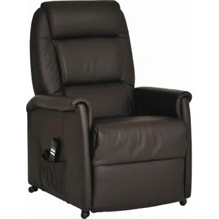 Himolla Fernsehsessel , Dunkelbraun , Leder , Echtleder , Longlife-Leder , 69x105x82 cm , Blauer Engel, Goldenes M, Made in Germany, Emas , Lederauswahl, Stoffauswahl, Relaxfunktion, Netzbetrieb, Aufstehhilfe , Wohnzimmer, Sessel, Fernsehsessel