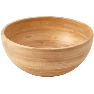 IKEA BLANDA MATT Servier Salatschale 28 cm Bambus nature