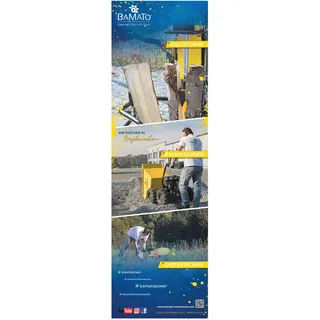 BAMATO Fahne für Ausleger mit hochwertigem Druck (Motiv 2)