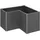 Belvedere MIDI 102 x 102 x 61 cm Dunkelgrau-Metallic