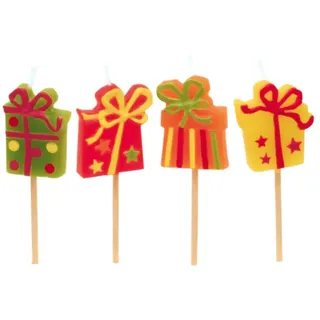 Amscan – 551707 – 8 Kerzen mit Mini Figur Happy Birthday