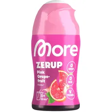 Bild von More Zerup, - Zero Sirup, mit Pink Grapefruit Geschmack