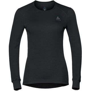 Odlo Active Warm Eco Baselayer Damen Funktionsshirt Langarm Shirt, Schwarz, S