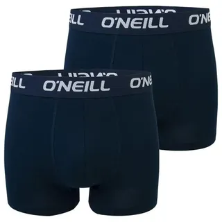 O'Neill Herren 2er Set Basic Boxershort Sport Männer Unterwäsche Unterhose Uni Logo (4949) - Marine, L