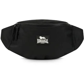 Gürteltasche LONSDALE "OUSBY", Damen, schwarz, weiß, Obermaterial: 100% Polyester, Taschen Gürteltasche, für Erwachsene, aus Polyester, größenverstellbarer Gurt