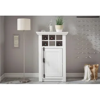 Home Affaire Kommode HOME AFFAIRE "California", weiß (pinie weiß nachbildung, pinie weiß nachbildung), B:63cm H:100cm T:45cm, Sideboards, Kommode, Breite 63 cm