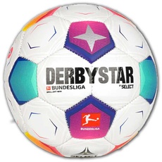 Bild Unisex – Erwachsene Bundesliga Brillant Mini v23 Fußball, weiß, 1