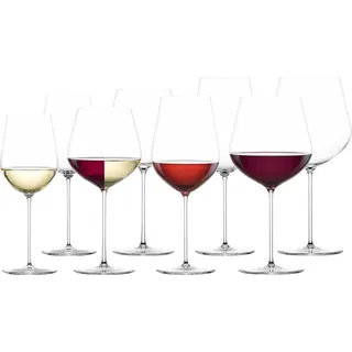 Zwiesel Glas VUELO Rotwein- und Weißweingläserset 8-teilig - Transparent