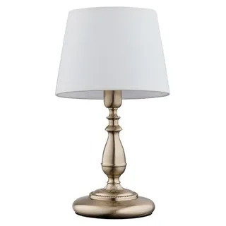 ALFA Nachttischleuchte ROKSANA WHITE, 1x E14 - Gold
