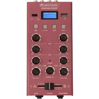 Omnitronic GNOME-202P Mini-Mixer rot