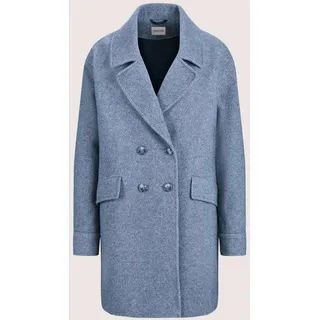 MADELEINE Kurzjacke "Jacke Caban-Jacke", rauchblau, wollweiß