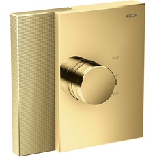 Bild von Axor Edge Thermostat Unterputz, Diamantschliff, Farbe: Polished Gold Optic