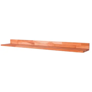 Wandboard , Eichefarben , Holz , Eiche , Hartholz , 120x8x20 cm , Wohnzimmer, Regale, Wandboards