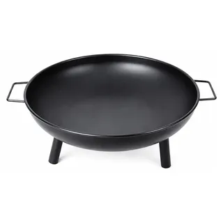 Aga Feuerschale, Feuerkorb, Feuerstelle Garten Ø 58 cm mit Griffen