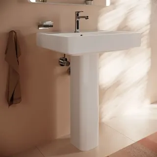Hansgrohe Xanuia Q Standsäule, für den Waschtische, 190 × 720 × 160 mm, weiß, 60176450