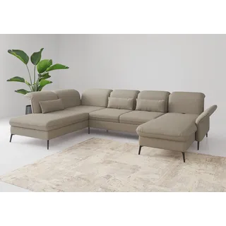 sit&more Wohnlandschaft Polyester 3-Sitzer Grau
