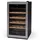 Weinkühlschrank 1 Zone Getränkekühlschrank Leiser Indoor/Outdoor Kühlschrank 63 Liter Flaschenkühlschrank Klein Weinschrank für Getränke Weinkühler für 24 Flaschen 5-18 C Silber