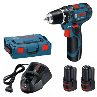 GSR 12V-15 Professional inkl. 2 x 2 Ah + L-Boxx 0601868109