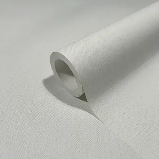 Marburg Vliestapete Uni Leicht Strukturiert Modern 10,05 m x 0,53 m Weiß-Beige