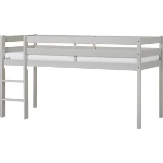 Hoppekids Spielbett »ECO COMFORT, Hochbett, in 2 Einzelbetten teilbar« Höhe 72cm, Farbe & Größe & Matratze, grau