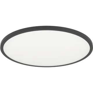EGLO LED-Deckenleuchte Sarsina-Z CCT Ø 60 cm Schwarz - Weiß