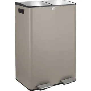 Spirella Kosmetikeimer Aliya 2 x 30 l Taupe Matt