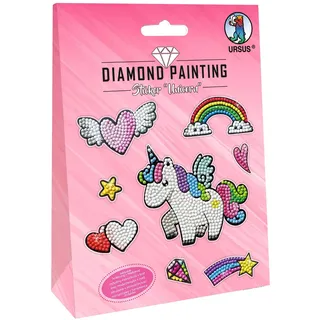 Ursus Diamond Painting Einhorn Sticker 2er Bogen