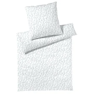 ELEGANTE Solid Jersey bleu 155 x 220 cm + 40 x 80 cm