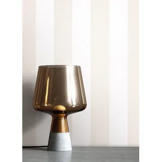 Newroom Vliestapete Beige Streifen Landhaus Tapete Wohnzimmer | matte Wandtapete mit warmer Leinenstruktur, Creme Weiß, weicher Kontrast, natürlich modern, Mustertapete Schlafzimmer Flur