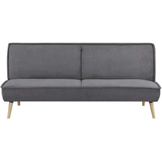 Mid.you Schlafsofa , Grau , Holz , Kiefer , vollmassiv , 188x84x87 cm , Liegefunktion , Wohnzimmer, Sofas & Couches, Schlafsofas, Klappsofas