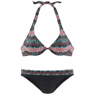 HOMEBOY Bügel-Bikini Damen Schwarz/Rosa 38 Cup B